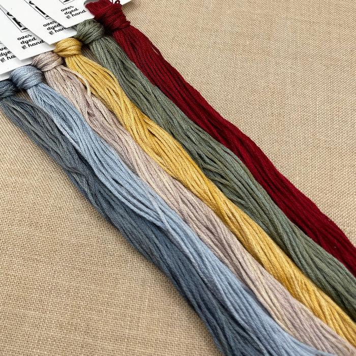 Modern Folk Embroidery - The Moonshine Cabin - Booklet Chart and/or Roxy Floss