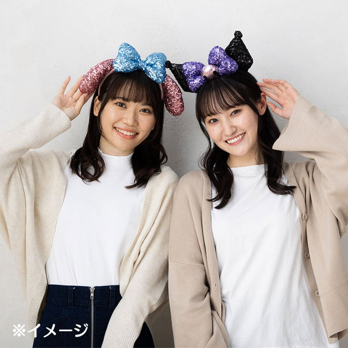 My Melody Sequined Ear Headband Accessory Japan Original