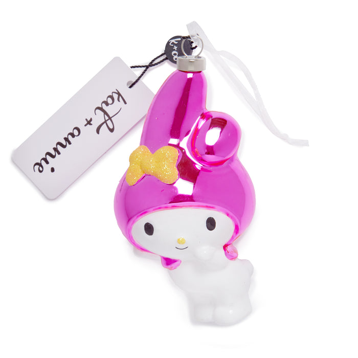 My Melody x Kat + Annie Glass Ornament Seasonal RAUCH BRANDS