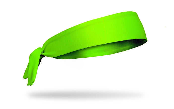 Neon Green Flex Tie Headband - View 2