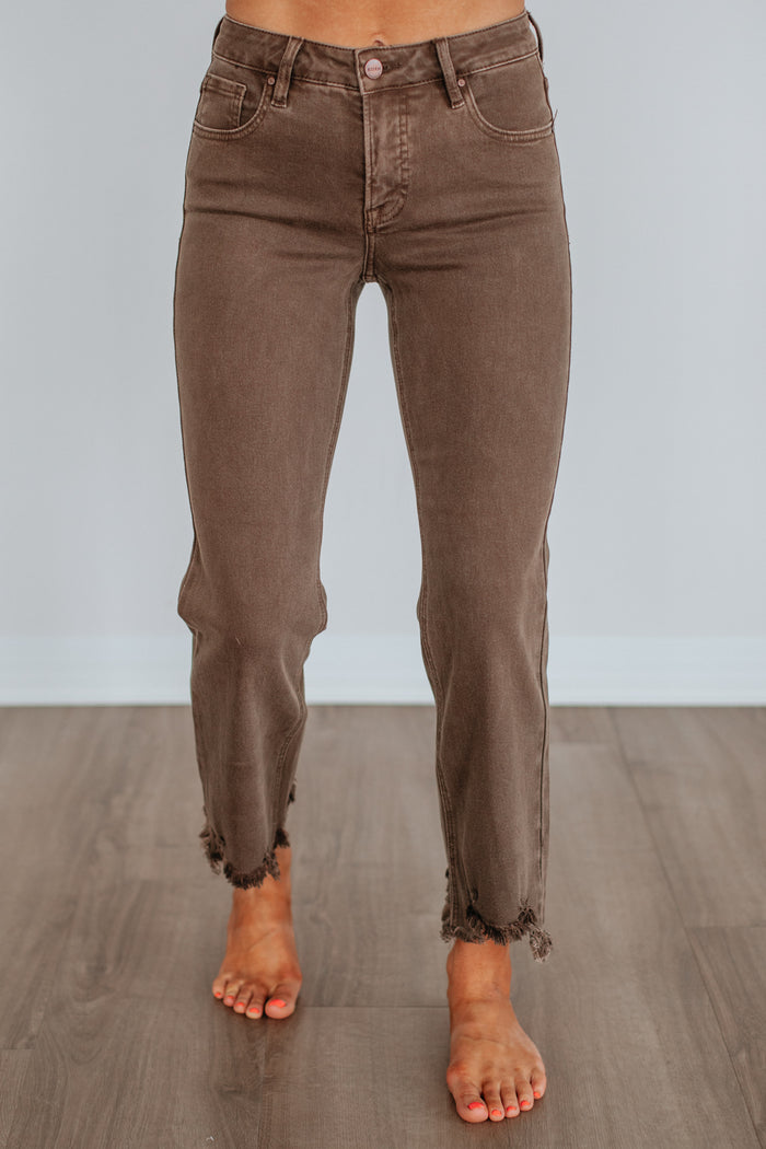 Neona Risen Jeans - Brown