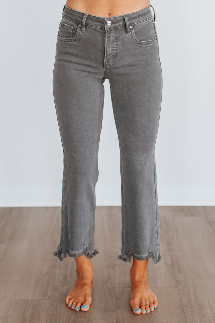 Neona Risen Jeans - Charcoal