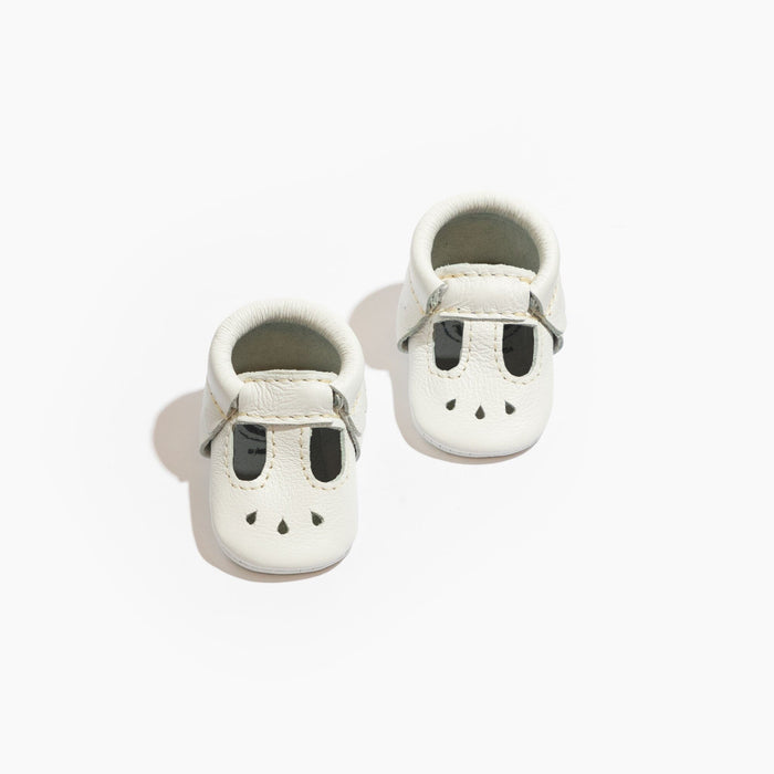 Newborn Bright White II Mary Jane Baby Shoe Mary Jane Soft Sole