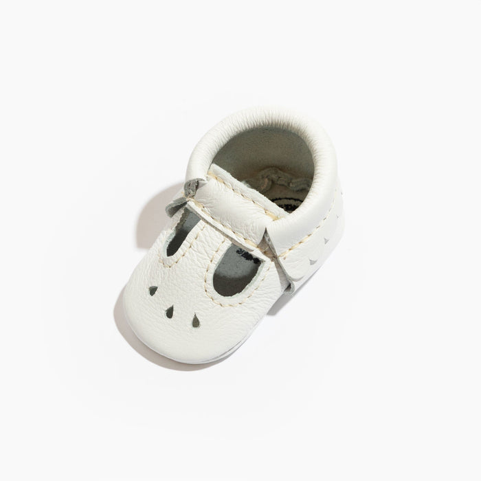 Newborn Bright White II Mary Jane Baby Shoe Mary Jane Soft Sole