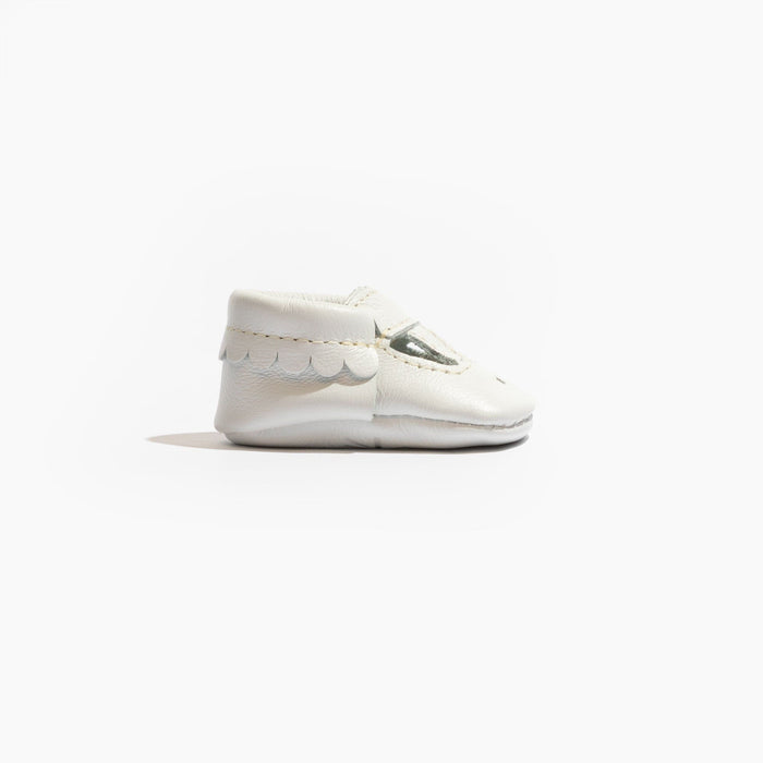 Newborn Bright White II Mary Jane Baby Shoe Mary Jane Soft Sole