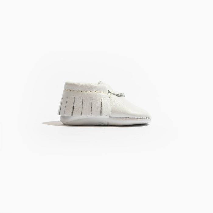 Newborn Bright White II Moccasin Baby Shoe Moccasin Soft Sole
