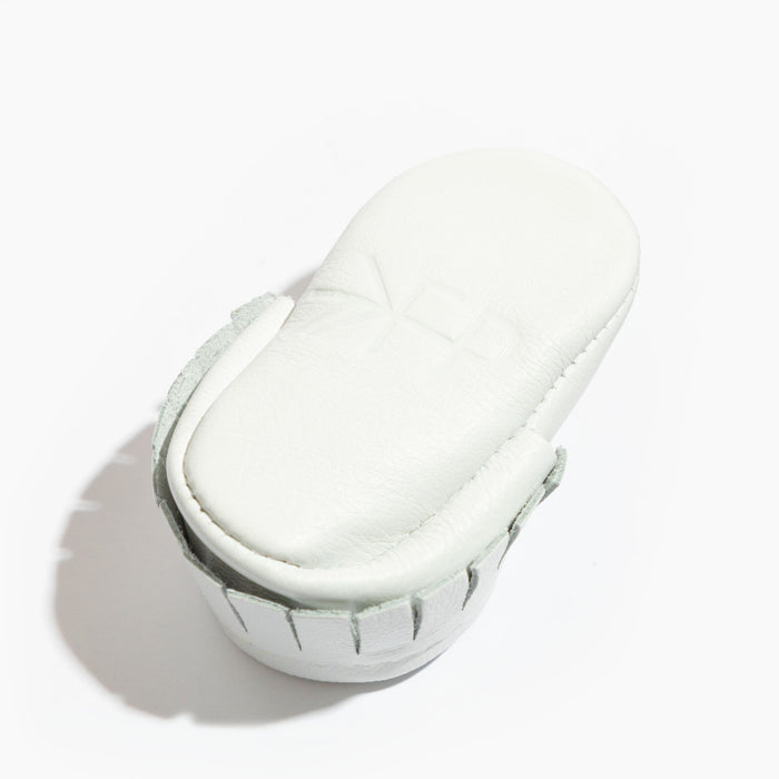 Newborn Bright White II Moccasin Baby Shoe Moccasin Soft Sole