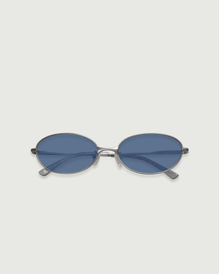 Robin Adaptive::Nia Eyeglasses Oval Silver metal top
