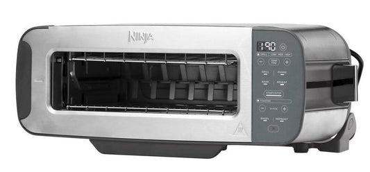 Ninja ST202UK 3-in-1 2 Slice Toaster - Grill and Panini Press - Stainless Steel
