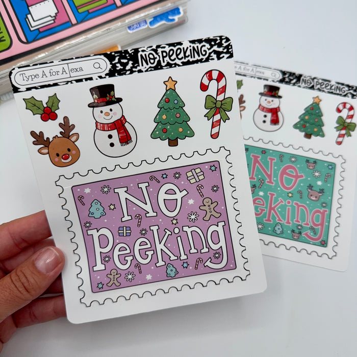 No Peeking Jumbo Journaling Sticker Pocket