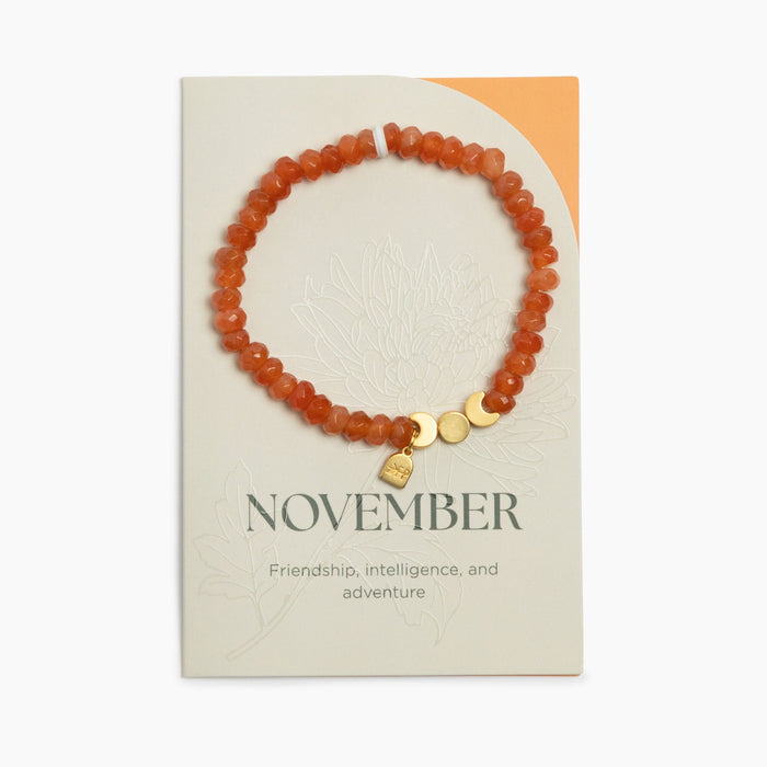 November Birthstone Bracelet Birthstone Bracelet Jewelry