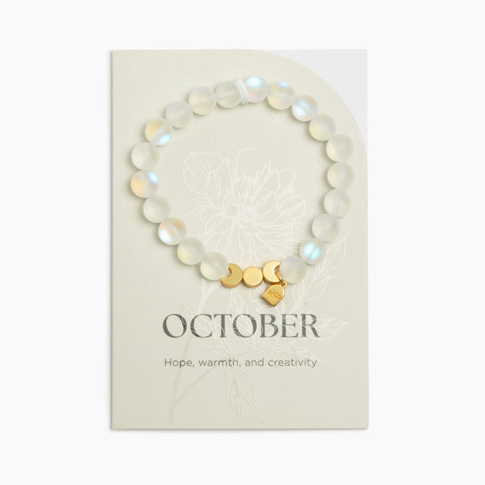 October Birthstone Bracelet Birthstone Bracelet Jewelry