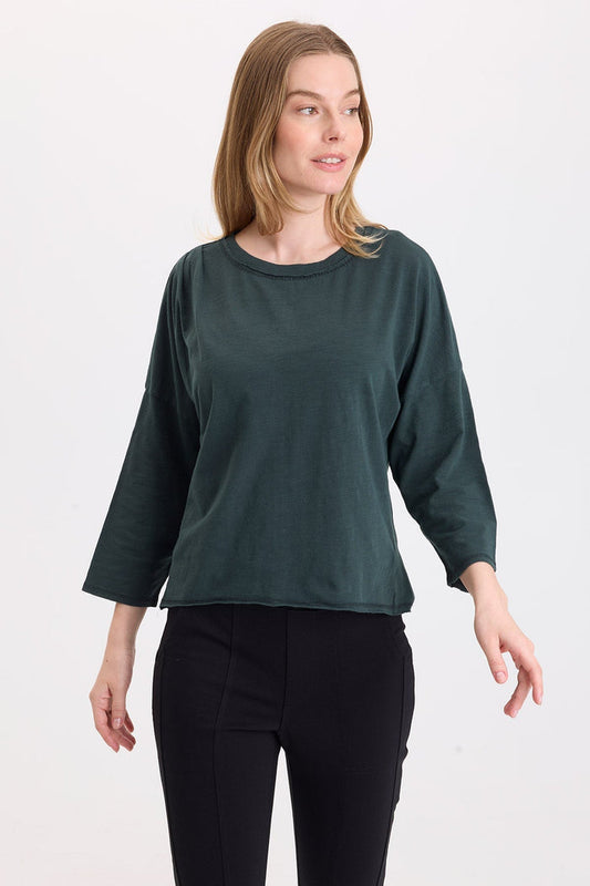 Wearables Olivero Pleated Shoulder Top