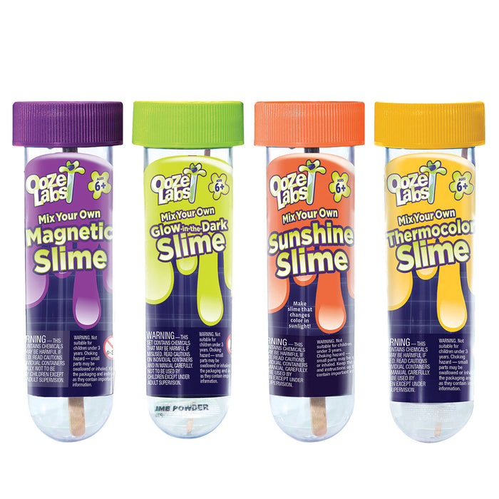 Ooze Labs: Mix Your Own Slime Kits 12-Piece Gift Set STEM Thames & Kosmos