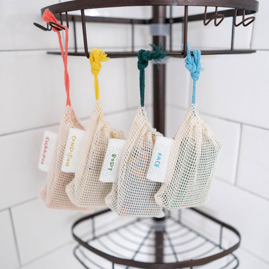 ORGANIC SOAP SAVER BAGS: Face, Body, Shampoo, Conditioner