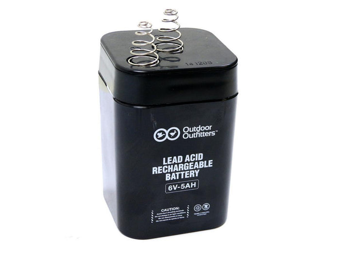 Outdoor Outfitters 6V 5Ah Rechargeable AGM Battery