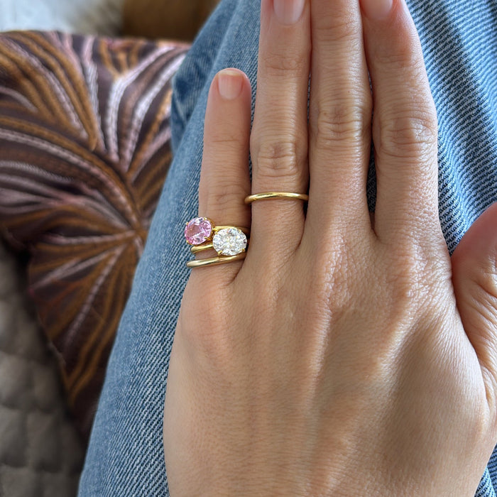 Oval Pinky Ring Rosé