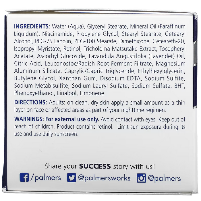 Palmer's Skin Success Anti-Dark Spot Fade Cream- Night 2.7 oz
