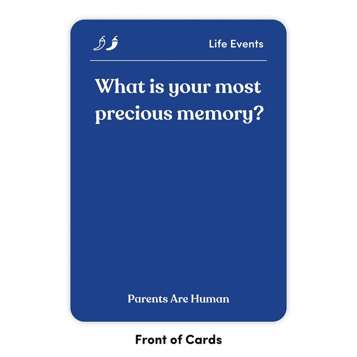 Parents Are Human: A Bilingual Card Game (English + Korean Edition) - Front of Card