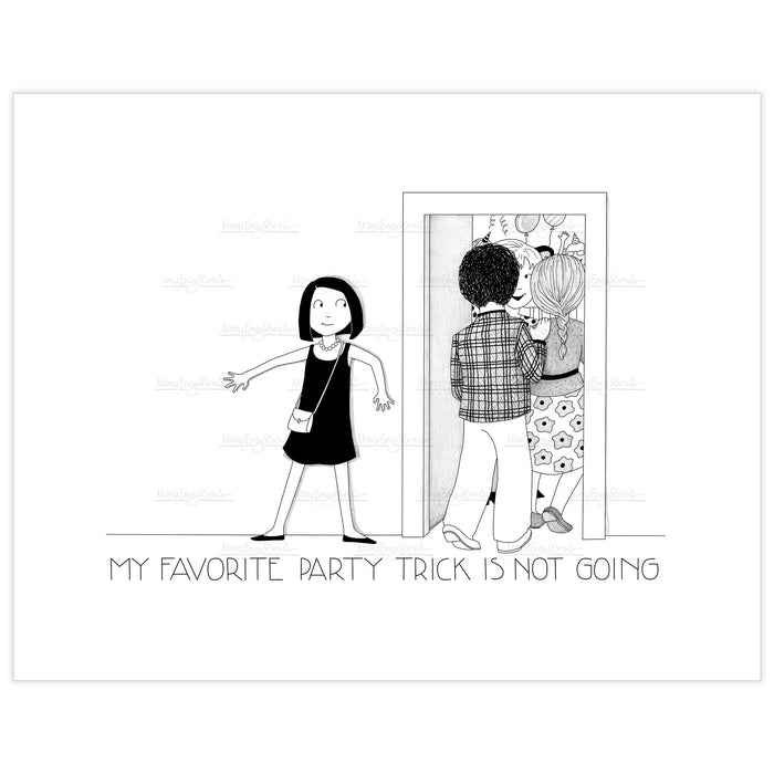 Party Trick Fine Art Print