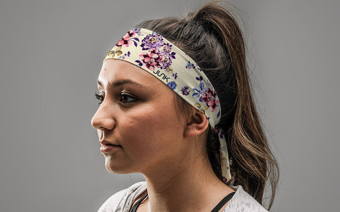 Peony Party Flex Tie Headband - View 3