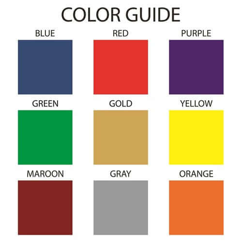 Personalized Class of Word Art Garden Flag