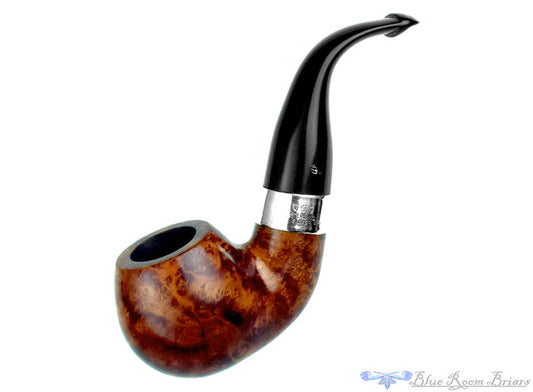 Blue Room Briars is proud to present this Peterson Sterling Silver XL02 (1999 Make) Bent Apple with P-Lip Estate Pipe