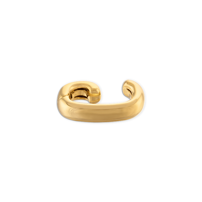 Plain Ear Cuff - 14k vermeil or sterling silver minimal ear cuff, no piercing needed