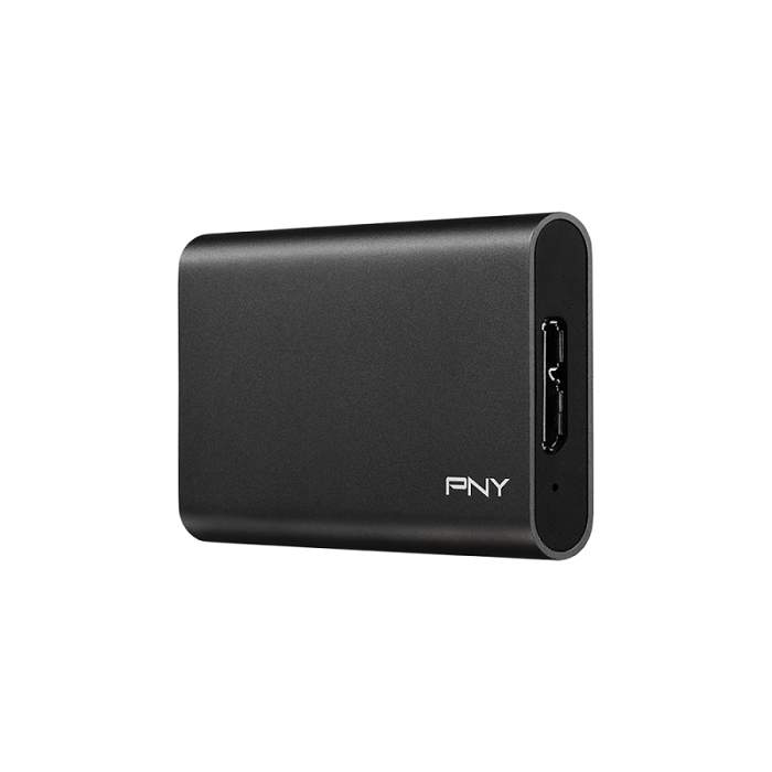 Euronics Ireland PNY Elite USB 3.1 Gen 1 Portable SSD, read up to 430 MB/s and write up to 400MB/s, 240GB