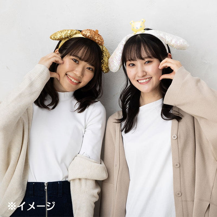 Pompompurin Sequined Ear Headband Accessory Japan Original