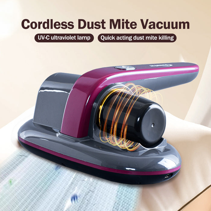 PowerPac Cordless Dust Mite Vacuum Cleaner UV Anti-Dust mite Mattress Bed Sofa Handheld House (PPV1023)