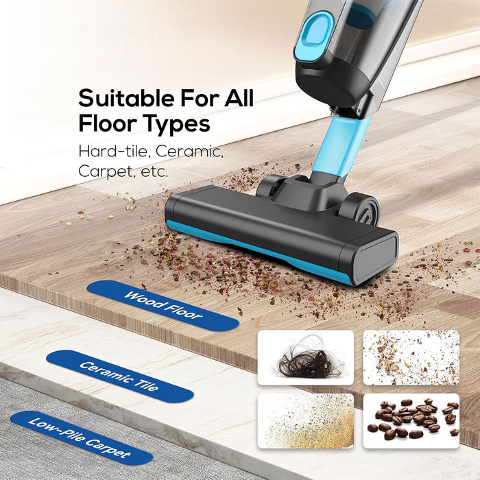PowerPac Handheld vacuum cleaner, Stick Vacuum Cleaner, Bagless Vacuum Cleaner with HEPA filter 600 Watts (PPV600A)