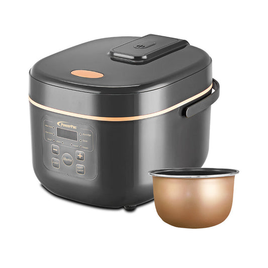 PowerPac Multi-Purpose Digital Rice Cooker 1.2L with Non-stick Inner Pot (PPRC532)