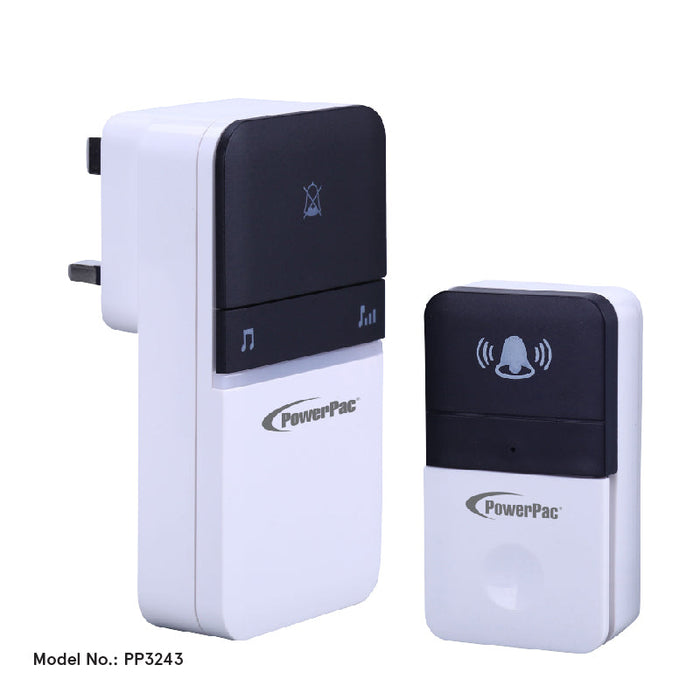 PowerPac Water proof Wireless Door Bell No Battery required (PP3243)
