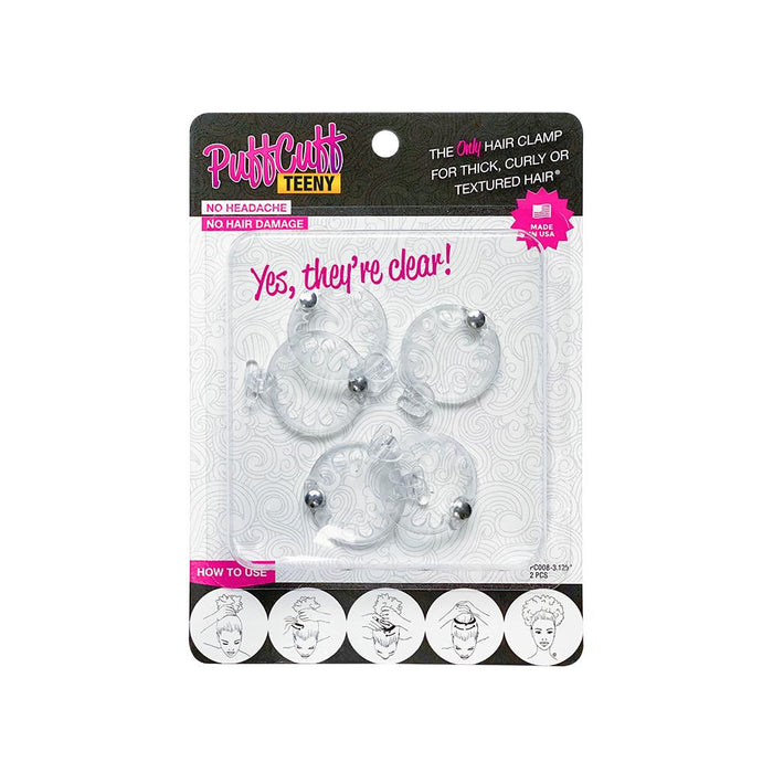 PuffCuff Teeny Pack - 0.75 inch (5 Pcs) Clear
