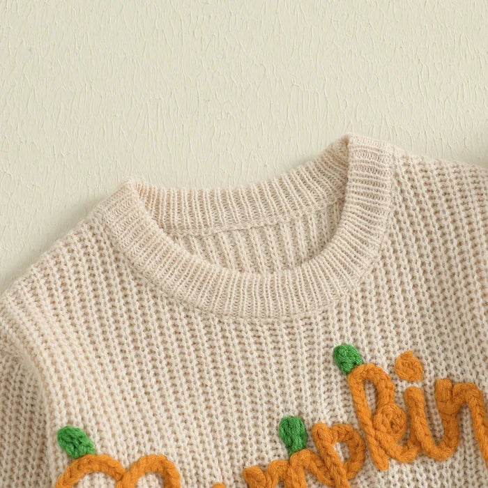 PUMPKIN Beige Knitted Sweater