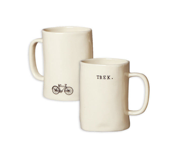 Rae Dunn Bike Mugs - Set of 4