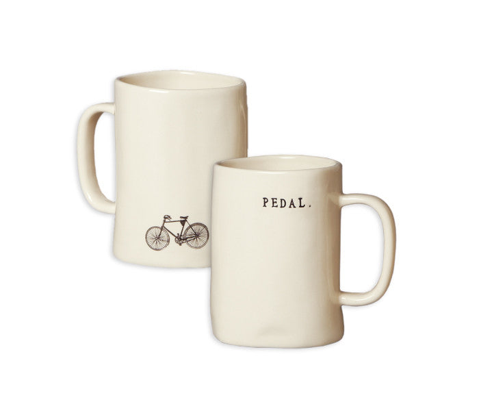 Rae Dunn Bike Mugs - Set of 4