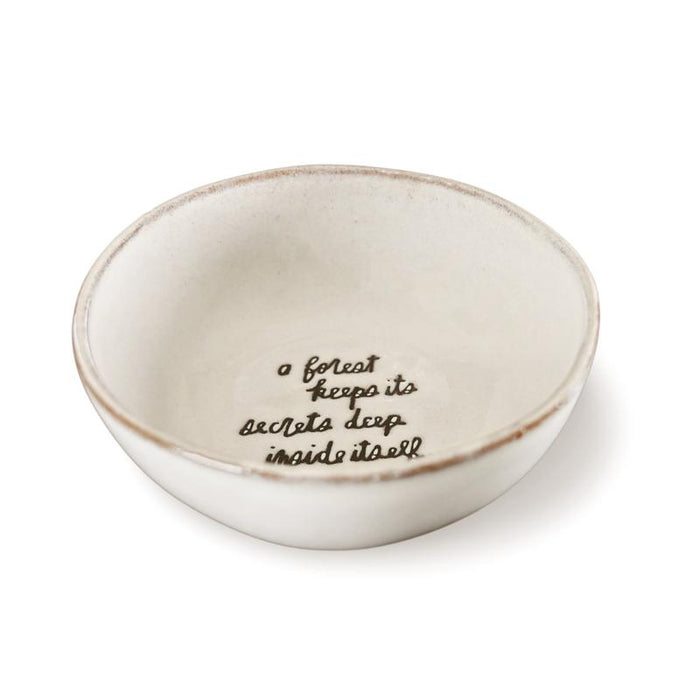 RAE DUNN CLAY - SENTIMENT CEREAL BOWLS SET OF 4