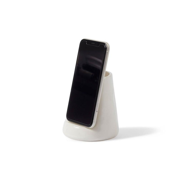 Rae Dunn Clay - Stem Print Utensil + Phone Stand