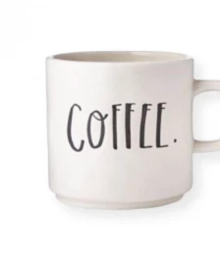 Rae Dunn Stem Print Coffee Mug