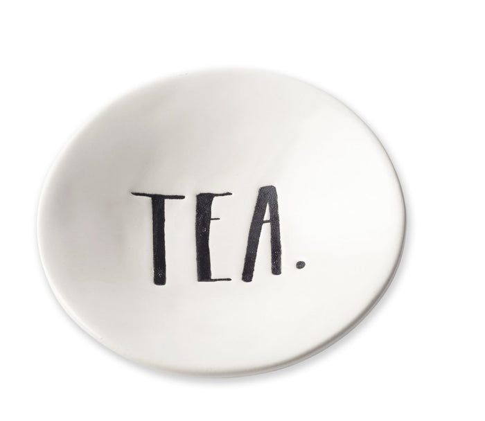 Rae Dunn Stem Print Tea Dish