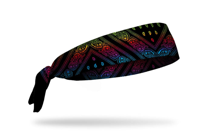 Rainbow Bandit Flex Tie Headband - View 2