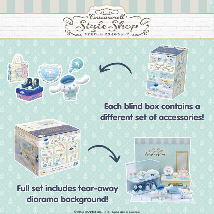 Re-Ment Cinnamoroll's Style Shop Blind Box Figure Set Toys&Games Hamee.com - Hamee US