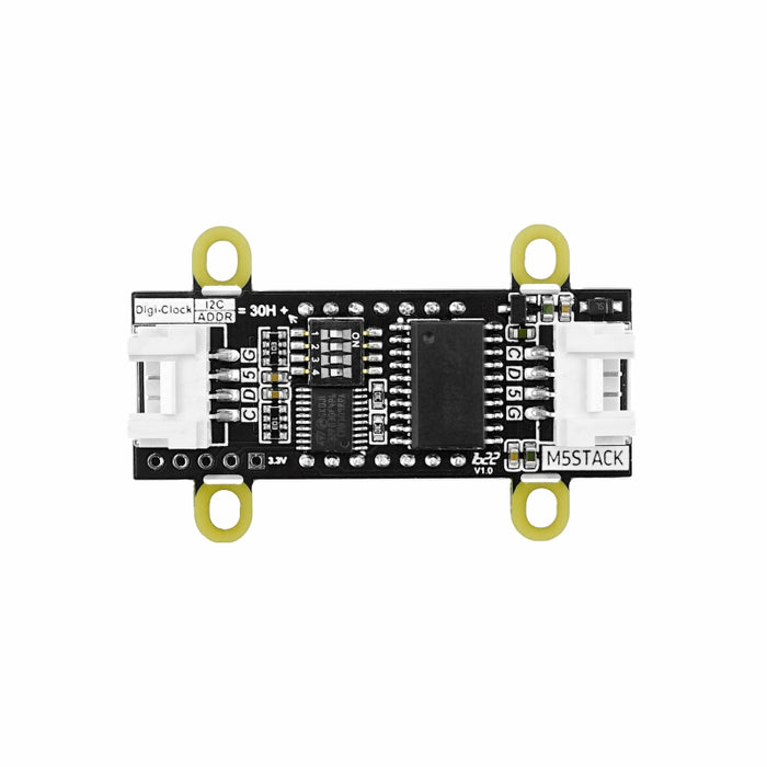 Red 7-Segment Digit Clock Unit - m5stack-store