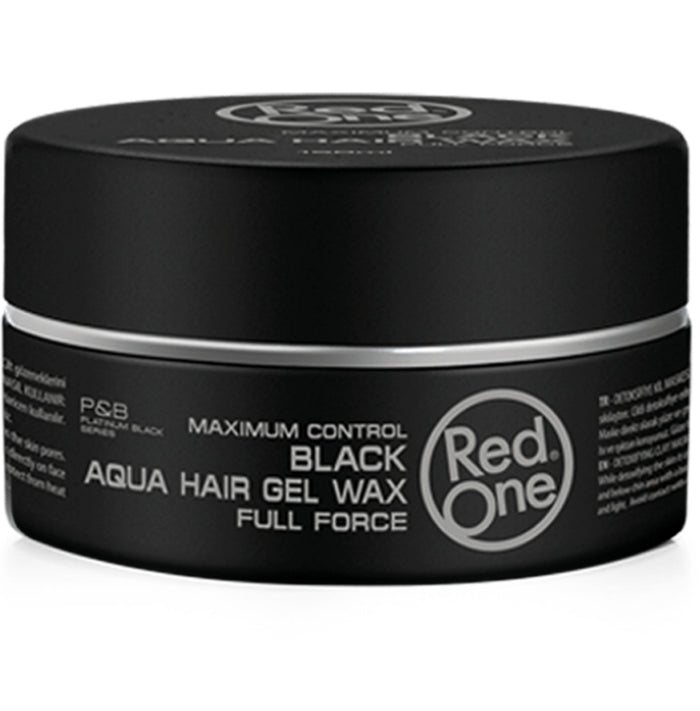 RedOne Black Aqua Hair Gel Wax 5 oz