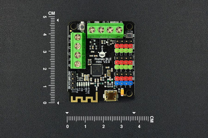 Romeo BLE mini - Small Control Board for Robot - Arduino Compatible - Bluetooth 4.0 by DFRobot - The Pi Hut