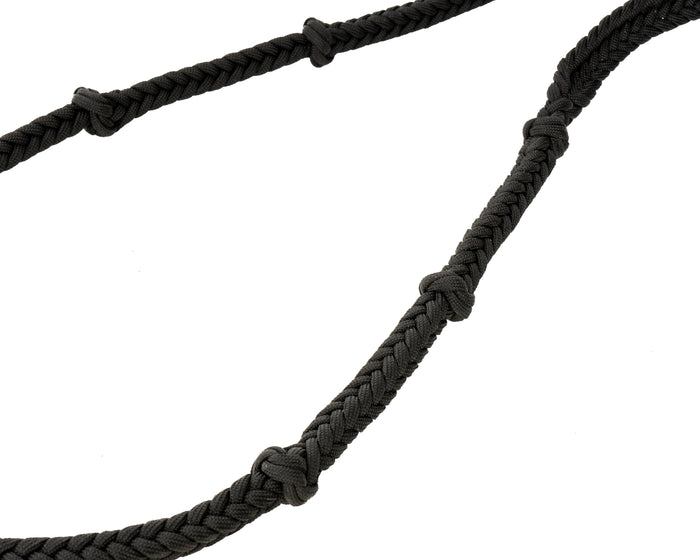 Round Braided Barrel Reins w/Knots