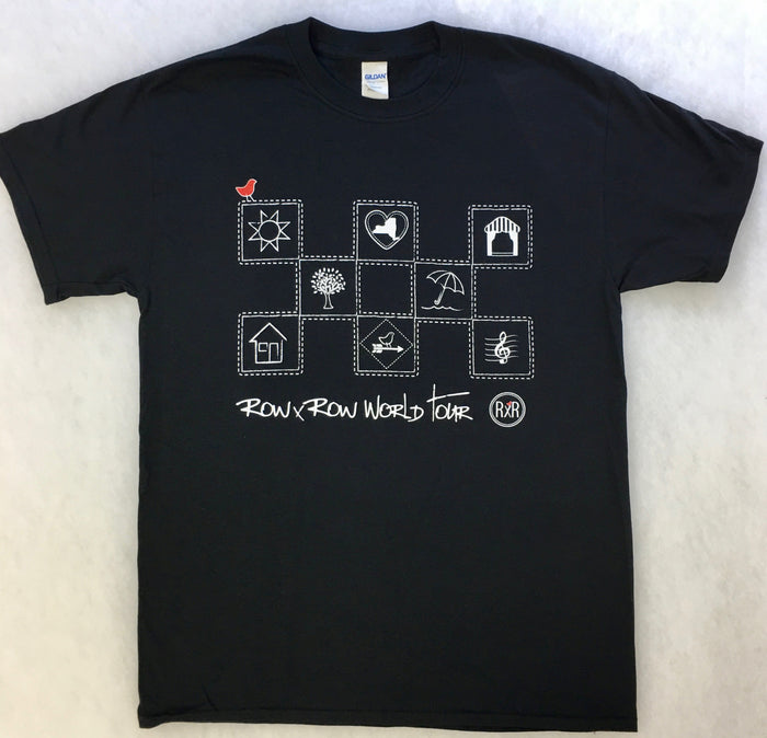 ROW BY ROW SEW MUSICAL TEE SHIRT XL