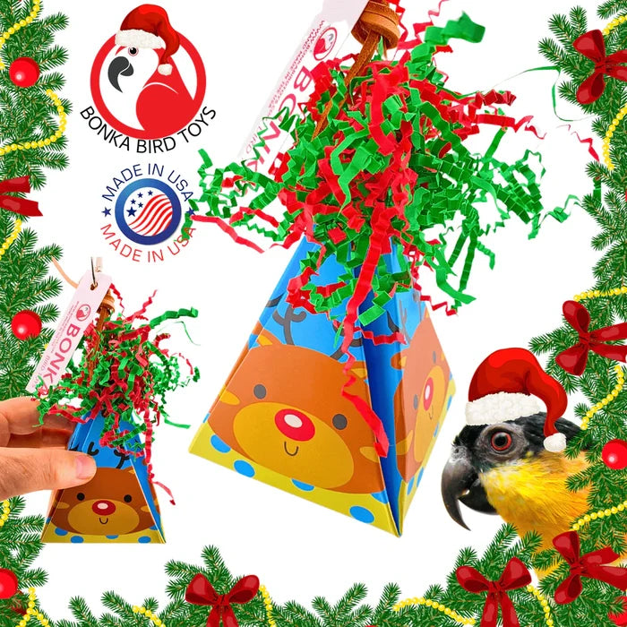 Rudolph Christmas Crinkle Cone